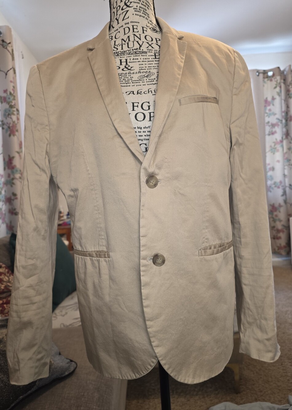 H&M Beige Lightweight Blazer